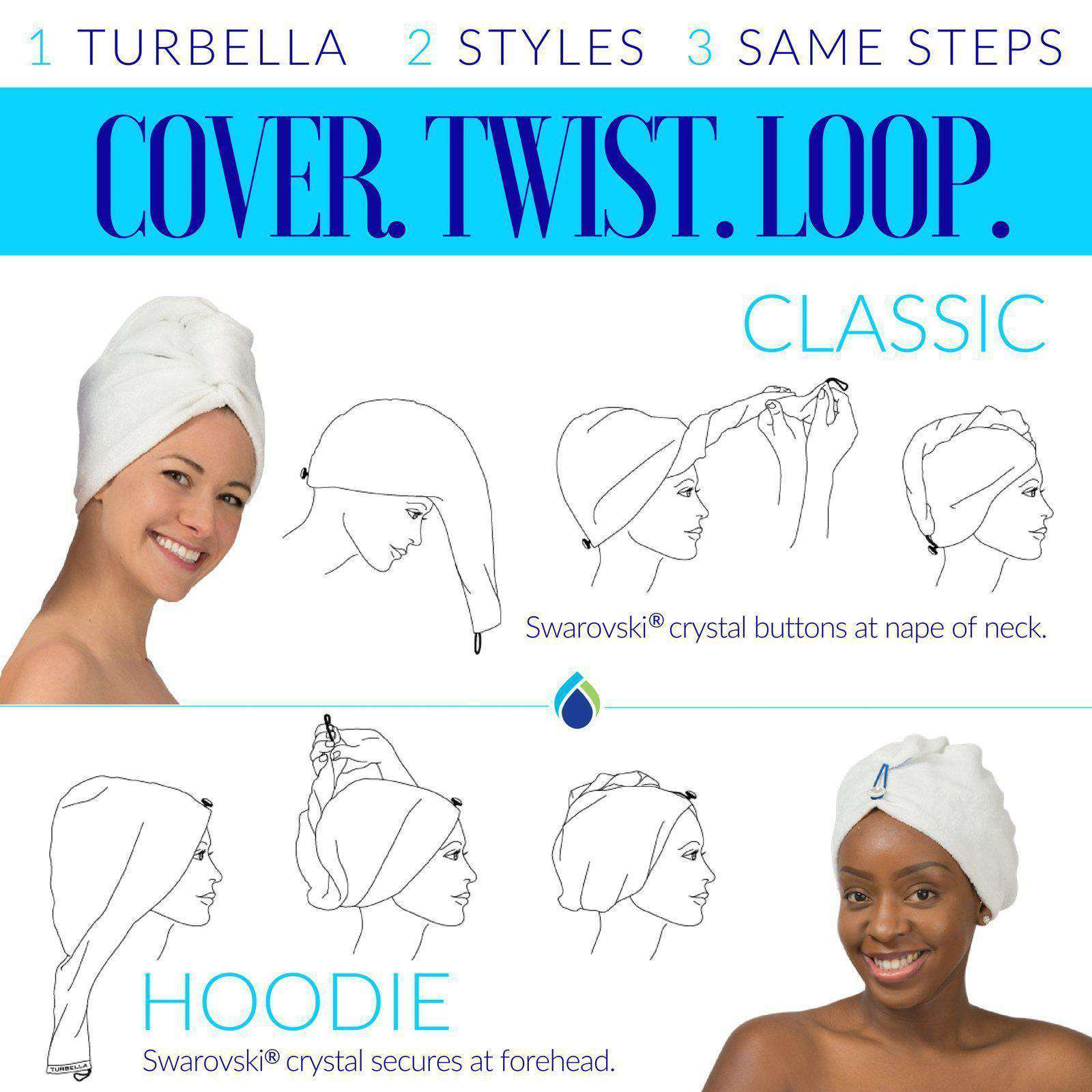 Hair wrap wet hair 2025