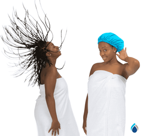 best shower cap for African American black hair braids extra long extensions jumbo big XXL XLarge for dreadlocks