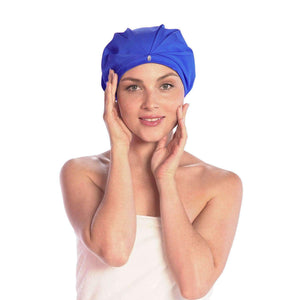 best quality shower cap turban for long or short hair keeps curly straight blowout hairstyles dry TURBELLA